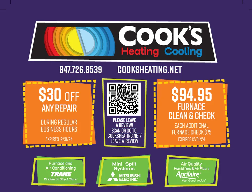 Slide of Cook's Heating and Cooling