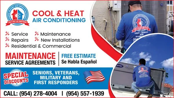 Cool & Heat Air Conditioning Logo