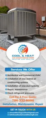 Cool & Heat Air Conditioning Logo
