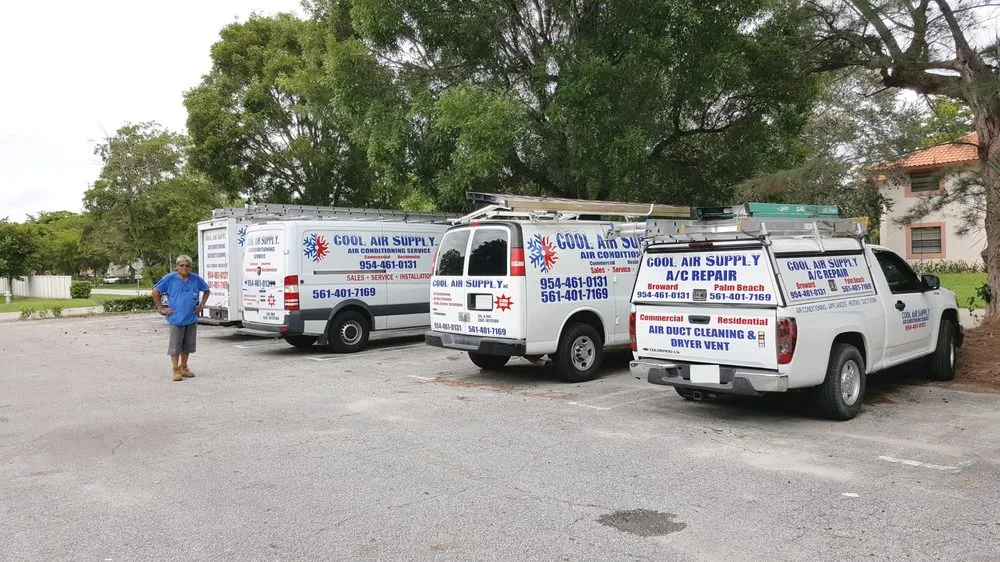 Slide of Cool Air Conditioning Systems