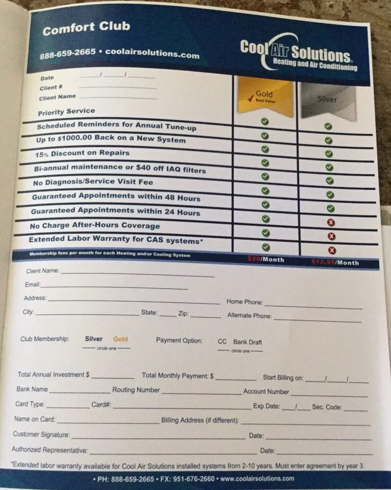 Slide of Cool Air Solutions Heating and Air Conditioning - Vista