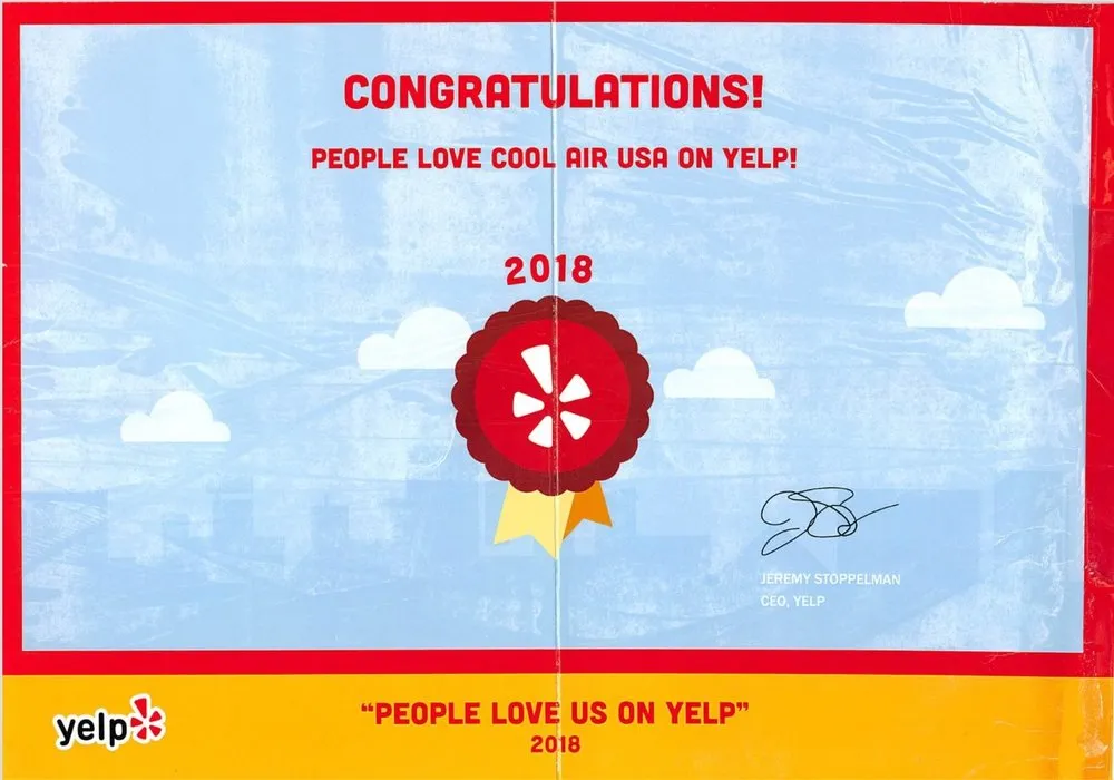 Slide of Cool Air USA