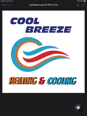 Cool Breez Heating And cooling Logo