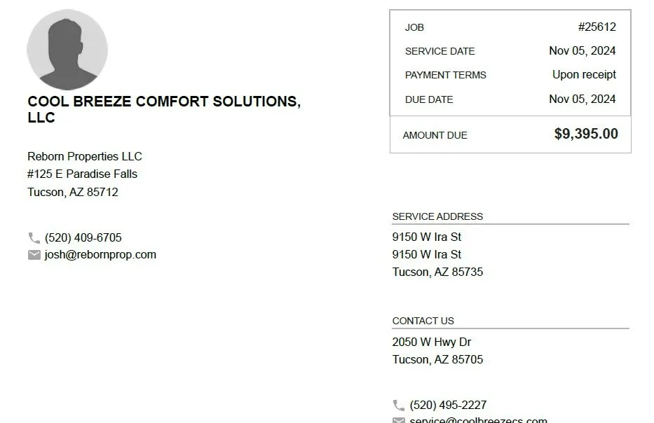 Slide of Cool Breeze Comfort Solutions