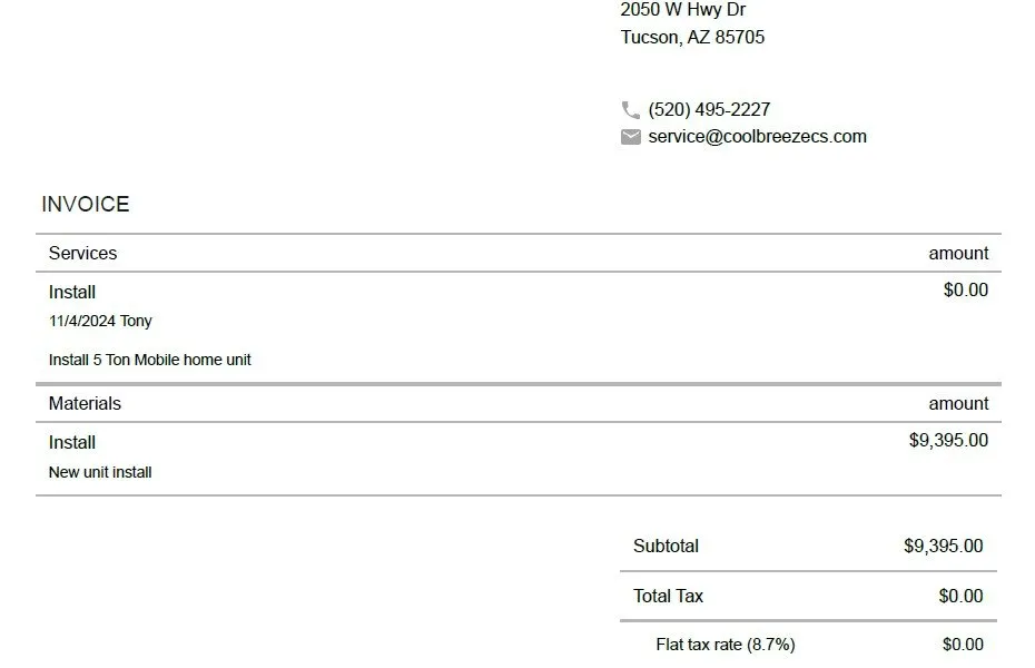 Slide of Cool Breeze Comfort Solutions