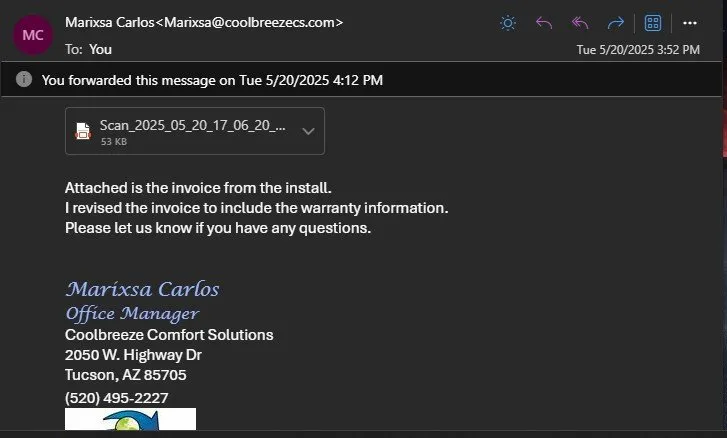 Slide of Cool Breeze Comfort Solutions