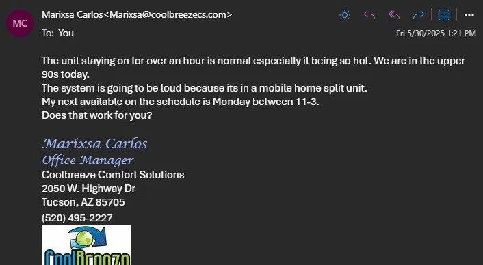 Slide of Cool Breeze Comfort Solutions