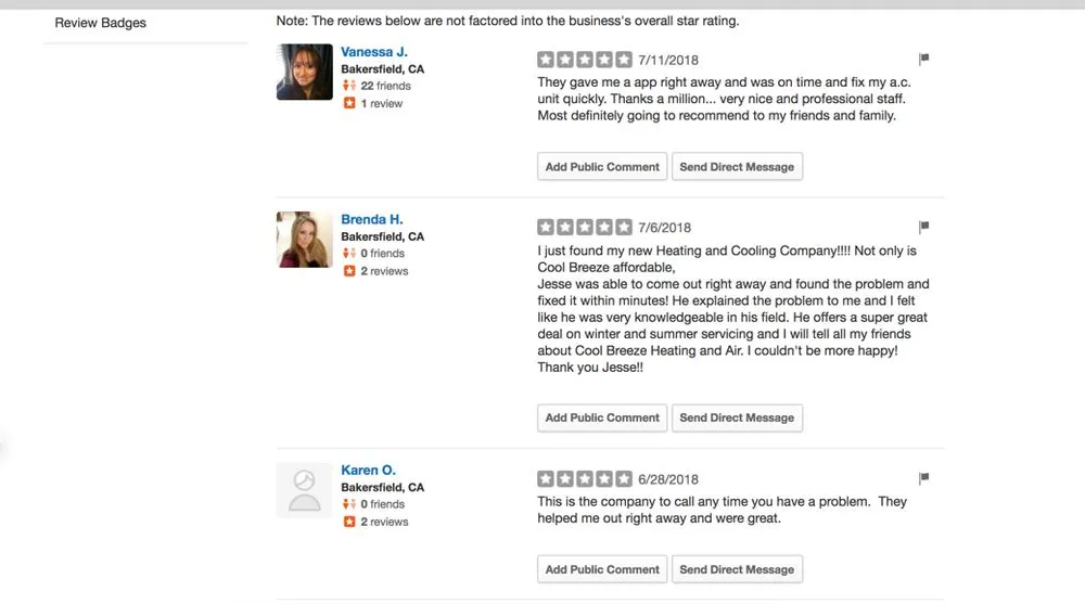 Slide of Cool Breeze Heating and Air