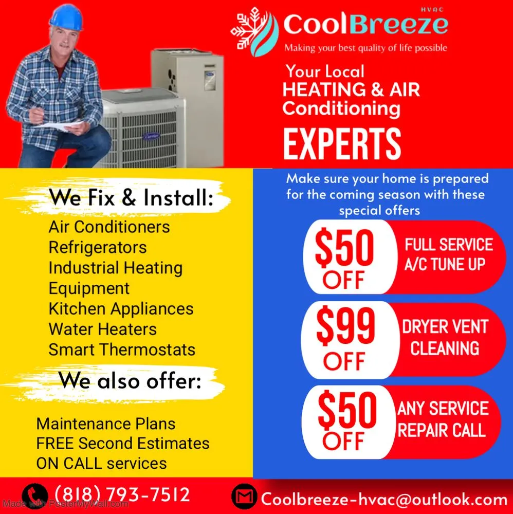 Slide of Cool Breeze HVAC