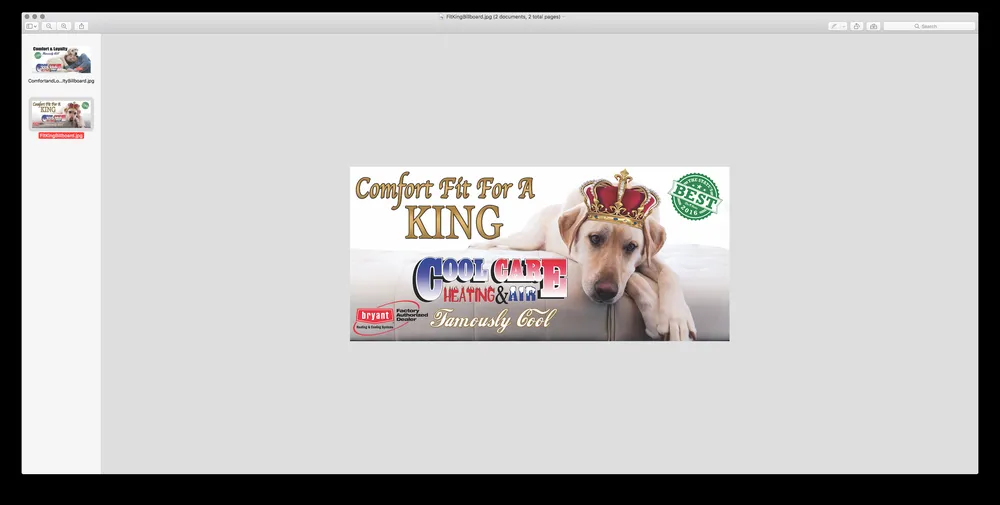 Slide of Cool Care Heating and Air