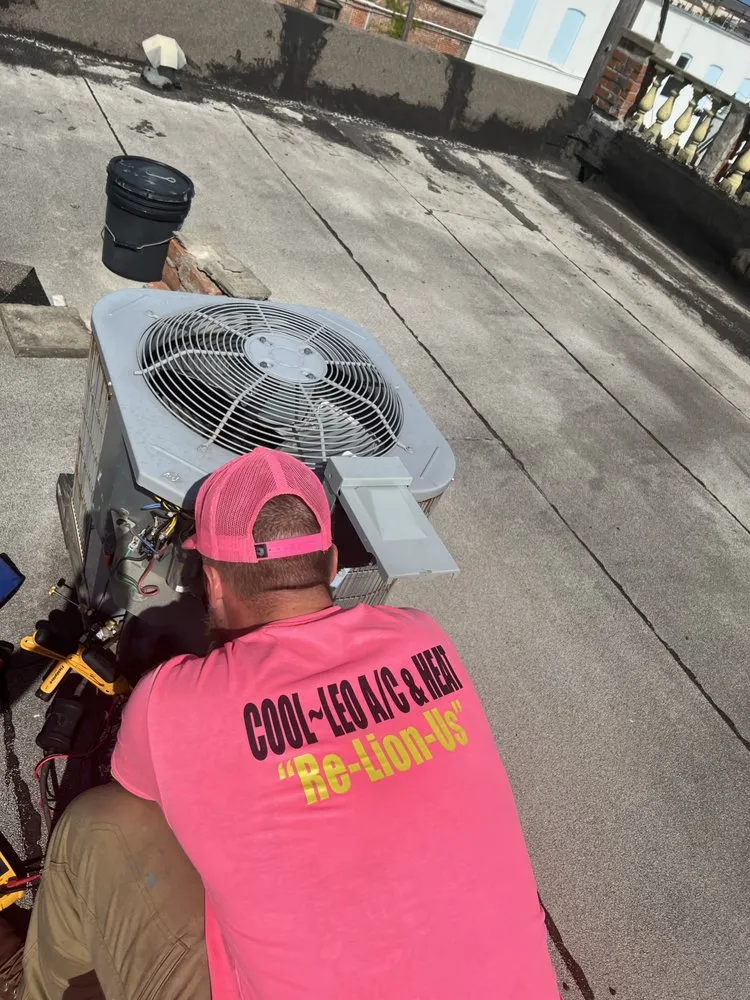 Slide of Cool Leo Ac & Heat