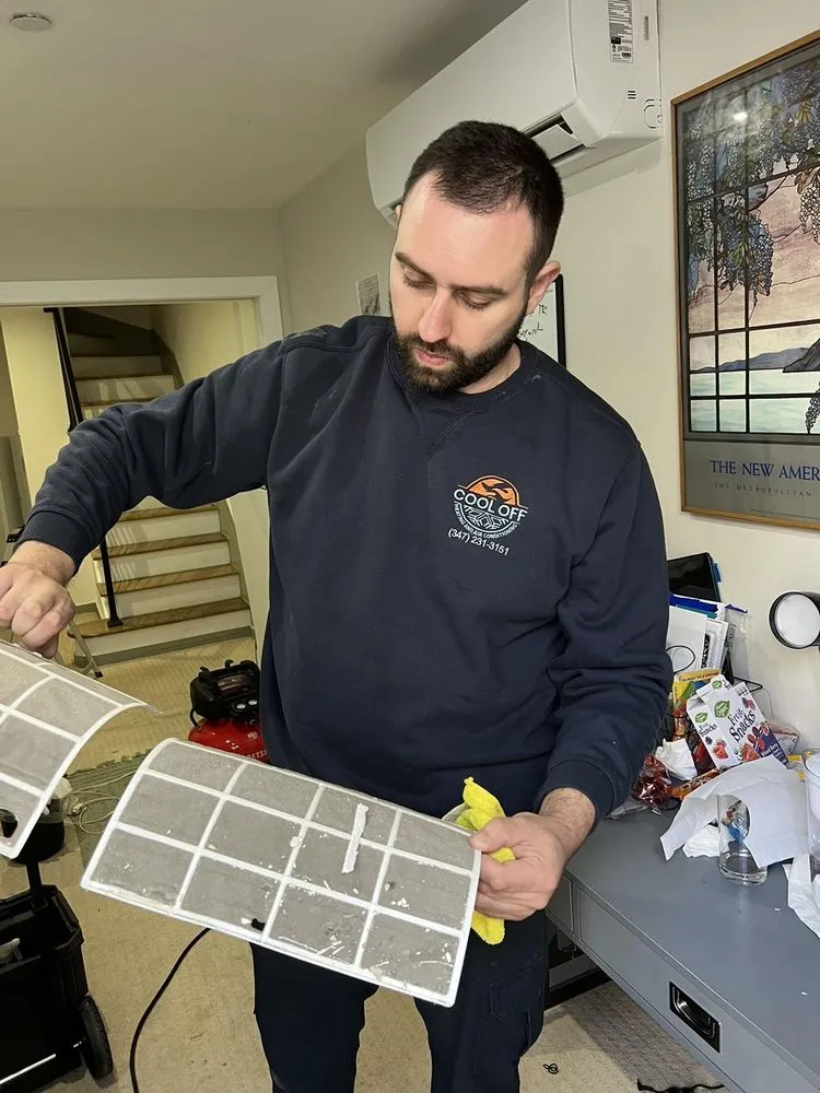 Slide of COOL OFF Heating and Air