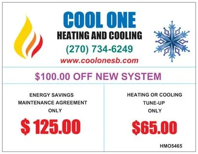Slide of Cool One Heating & Cooling
