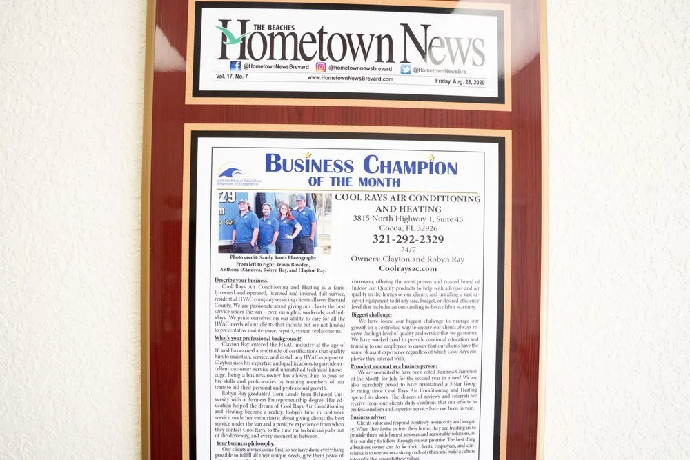 Slide of Cool Rays Air Conditioning and Heating