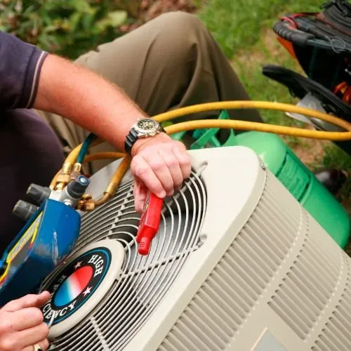 Slide of Cool Service Tech