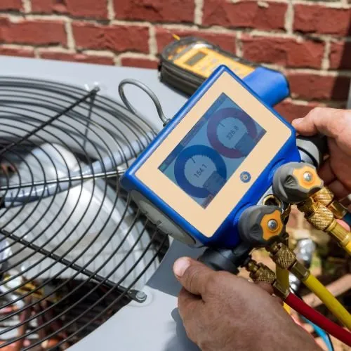 Slide of Cool Service Tech