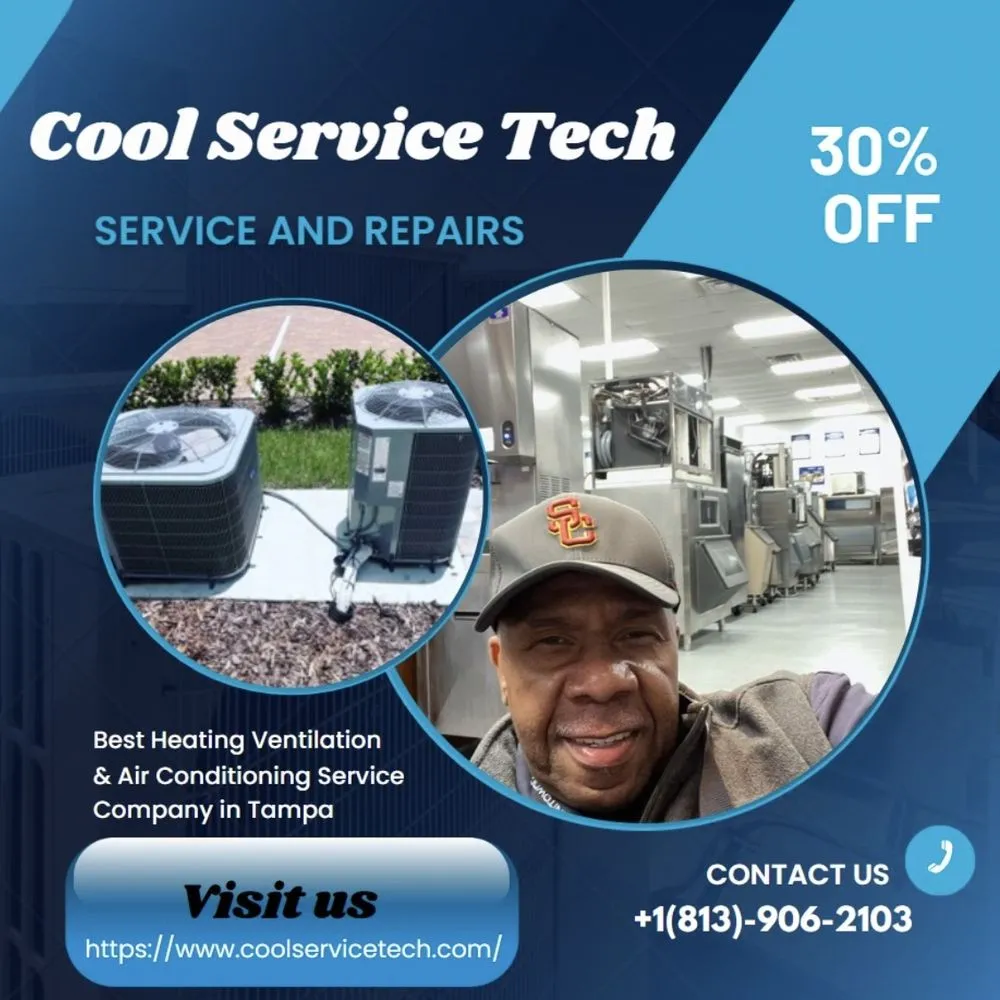 Slide of Cool Service Tech