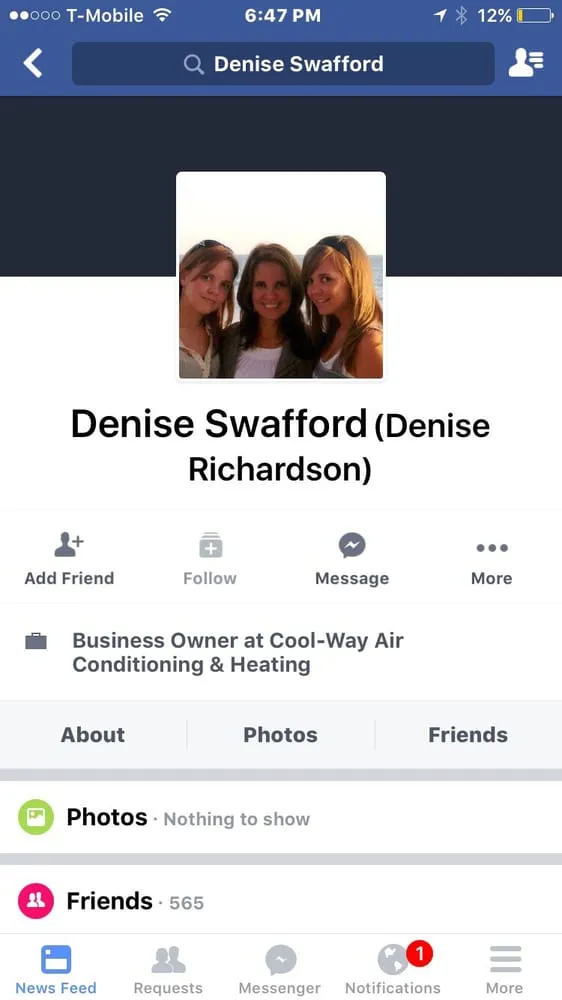 Slide of Cool-Way Air Conditioning & Heating