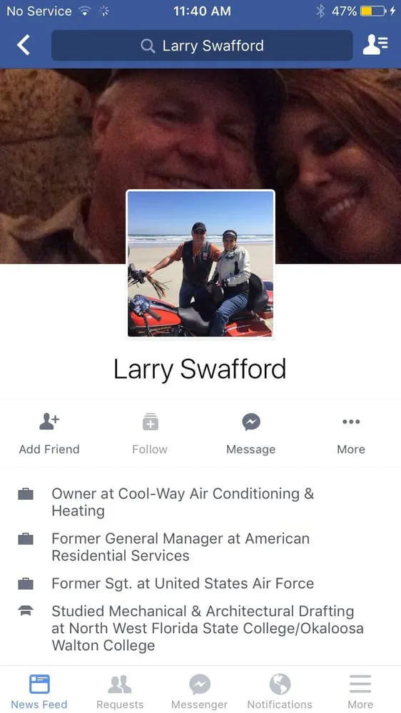 Slide of Cool-Way Air Conditioning & Heating