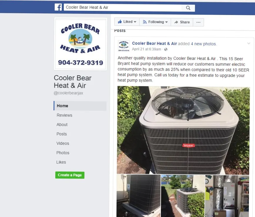 Slide of Cooler Bear Heat & Air