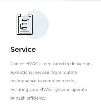 Slide of Coolez Hvac