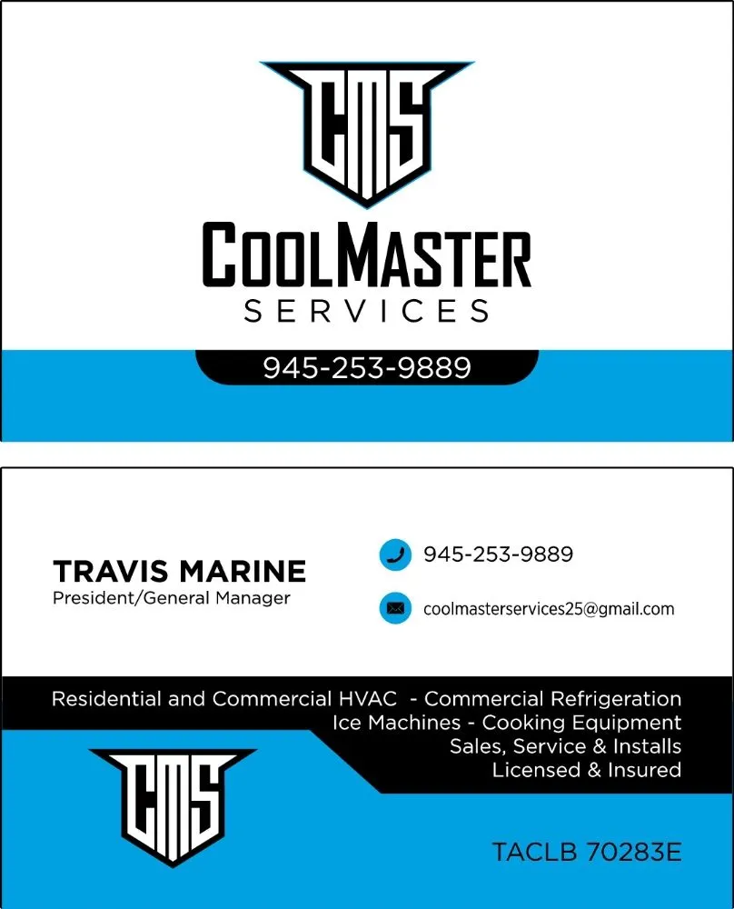 Slide of Coolmaster Services
