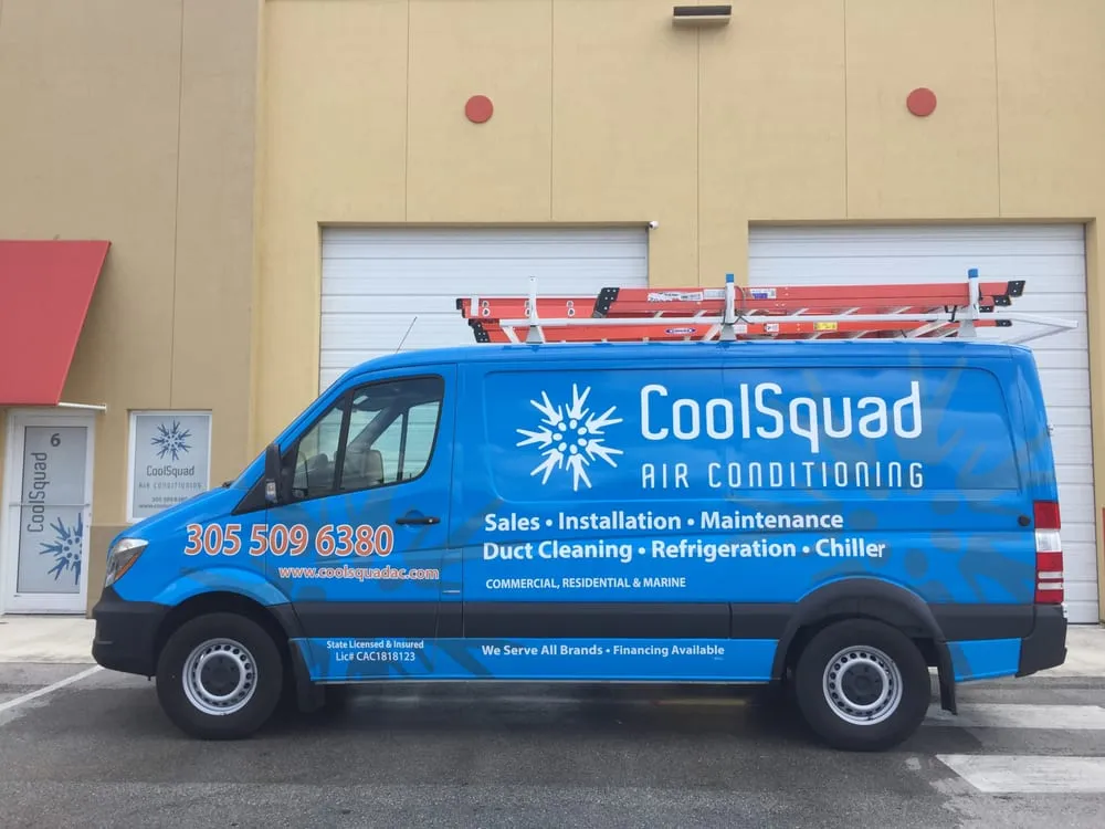 Slide of CoolSquad Air Conditioning