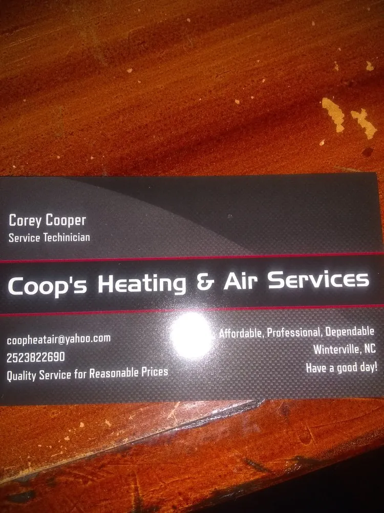 Slide of Coop's Heating And Air Services Plus