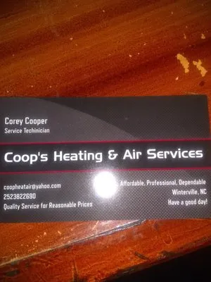 Coop's Heating And Air Services Plus