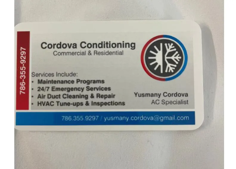 Slide of Cordova Conditioning