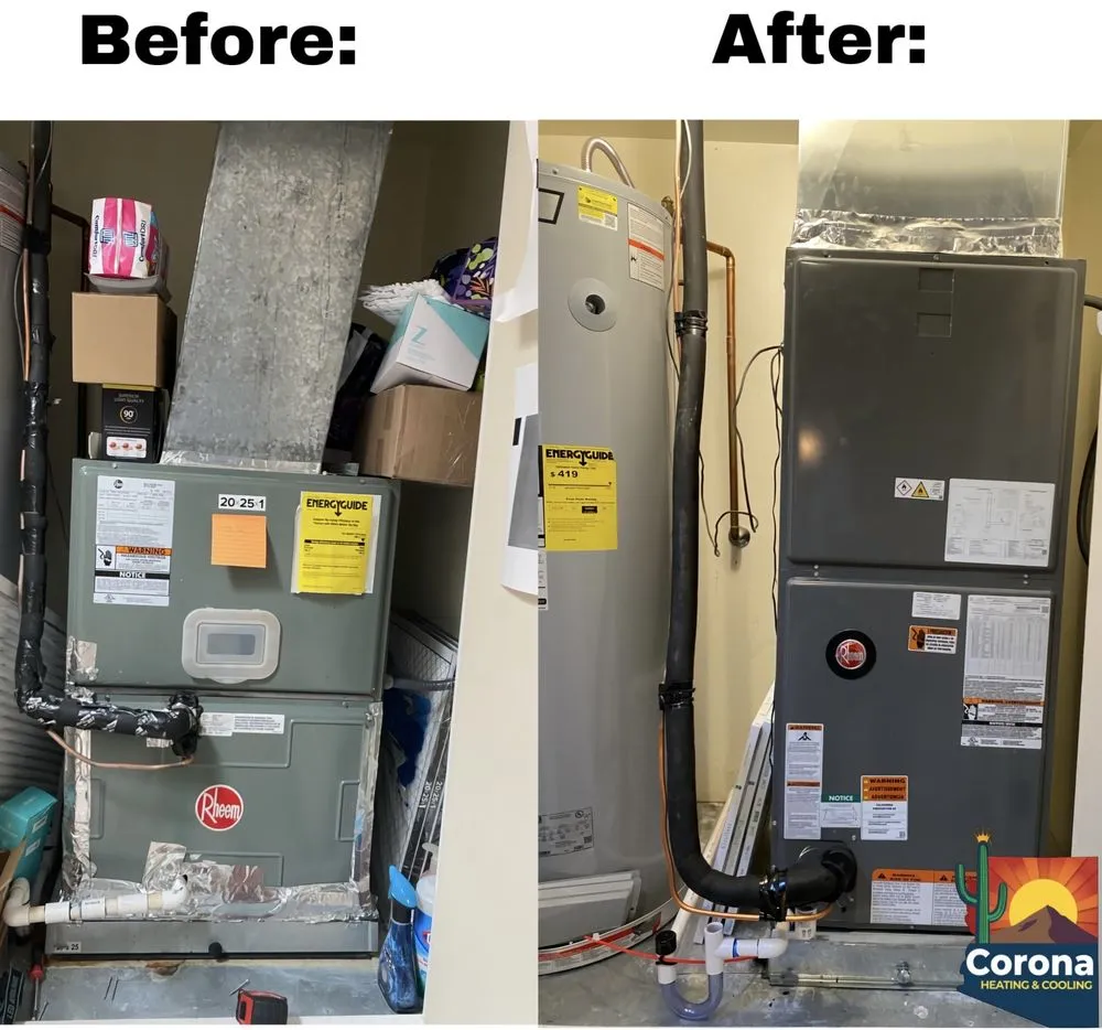 Slide of Corona Heating & Cooling