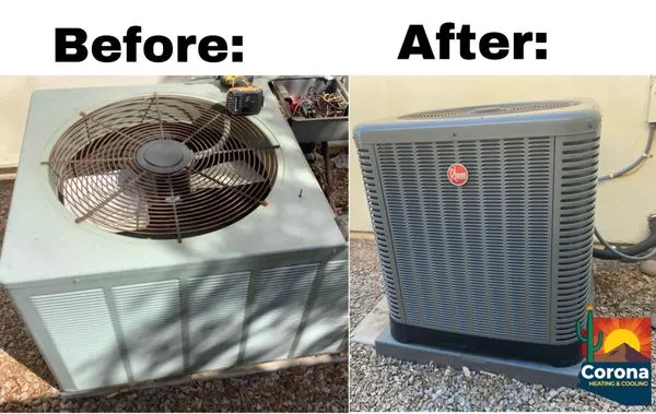 Corona Heating & Cooling Logo