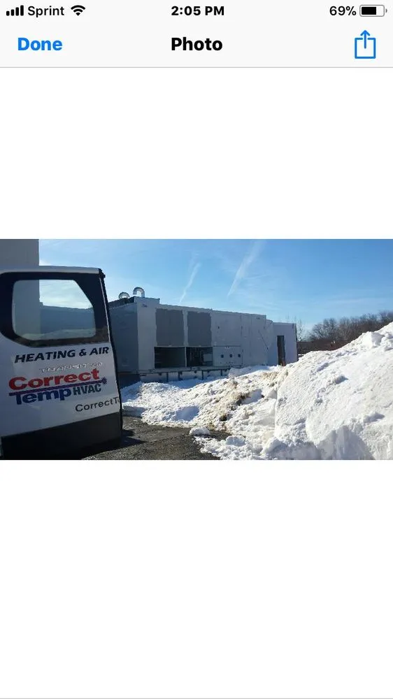 Slide of Correct Temp