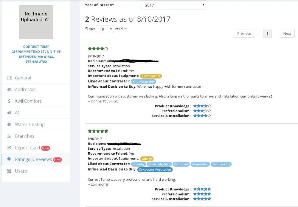 Slide of Correct Temp