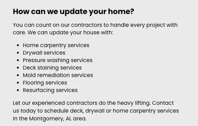 Slide of Cosmic Residential and Commercial Services