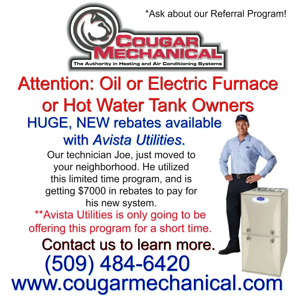 Slide of Cougar Heating and Air Conditioning