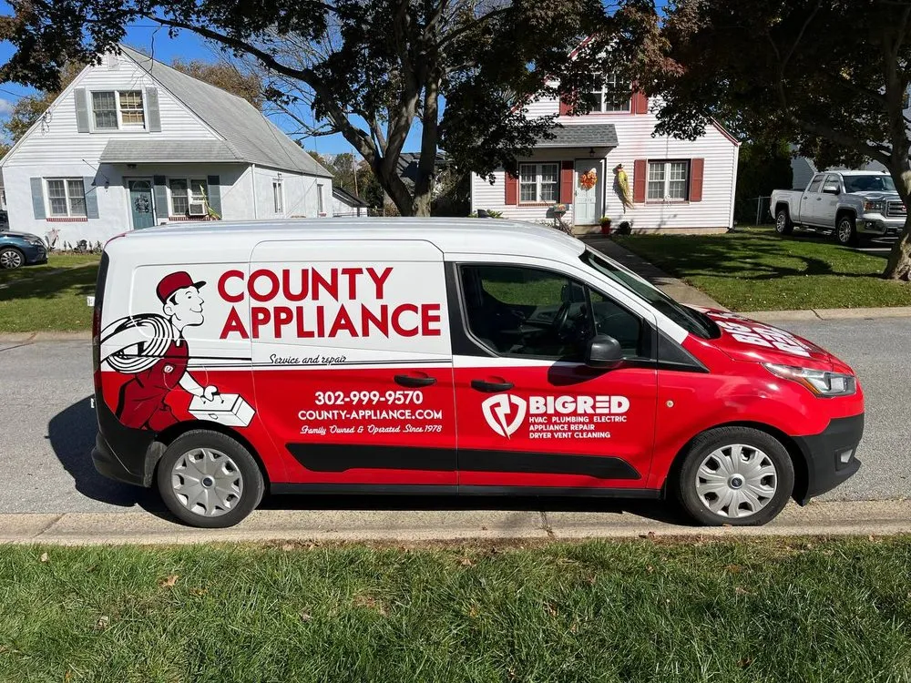 Emergency air conditioning tune-up same-day service in Frankford, DE by County Appliance Service