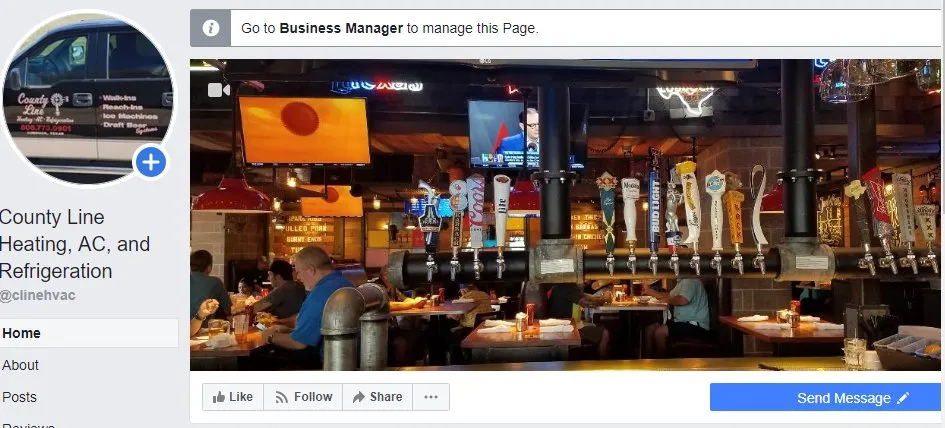 Slide of County Line Heating, AC, and Refrigeration