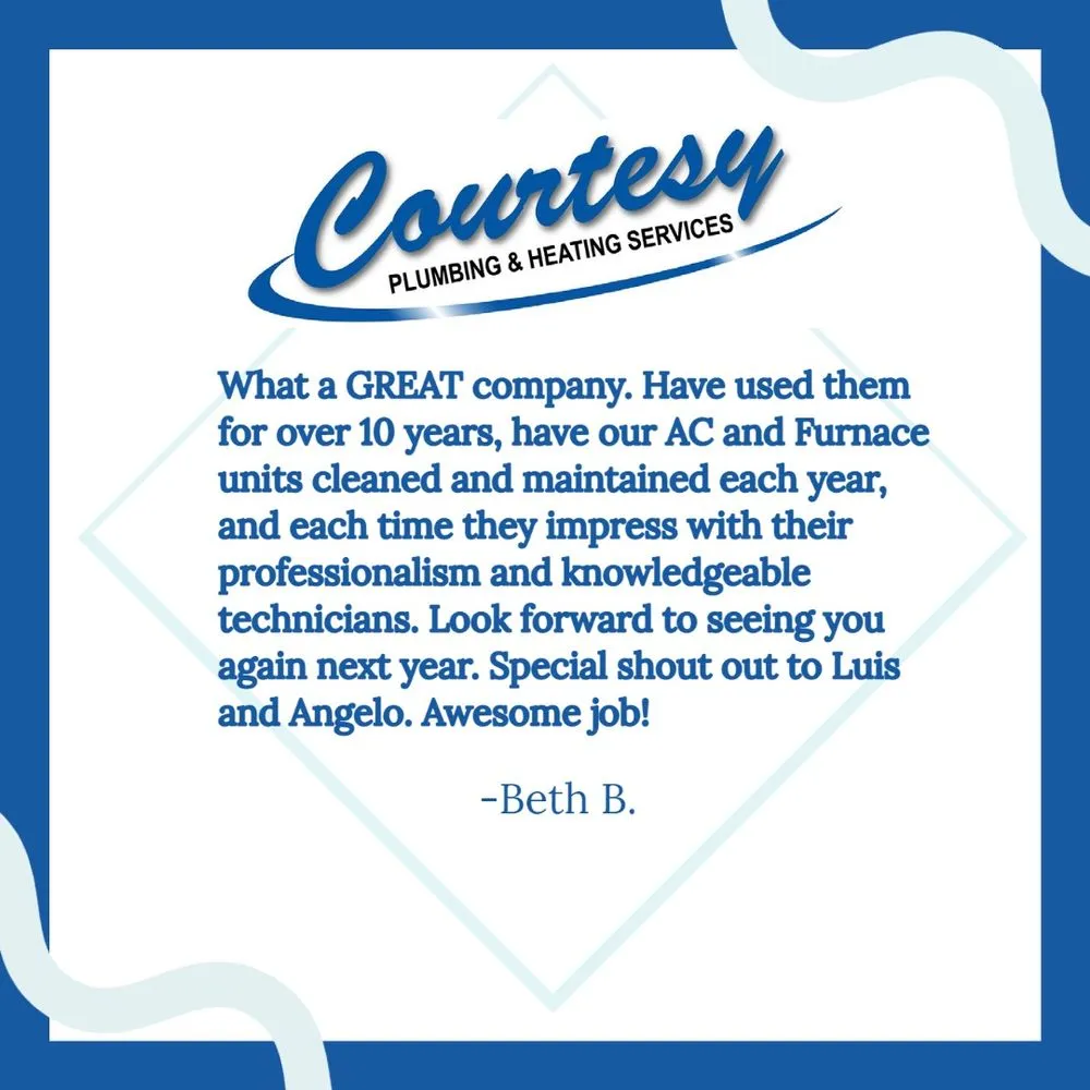 Slide of Courtesy Plumbing & Heating