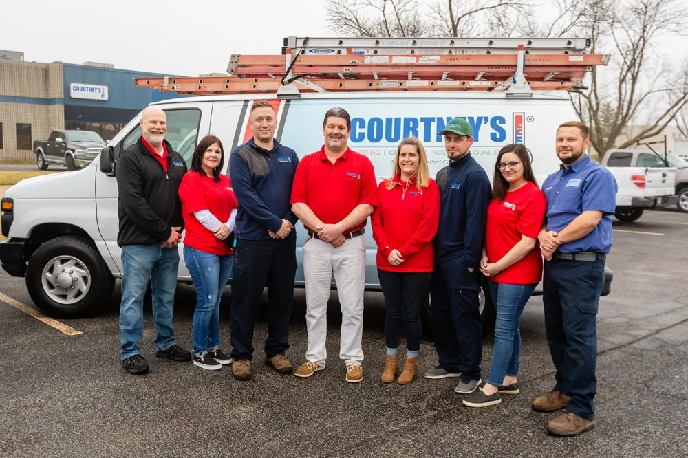 Slide of Courtney's Heating and Cooling