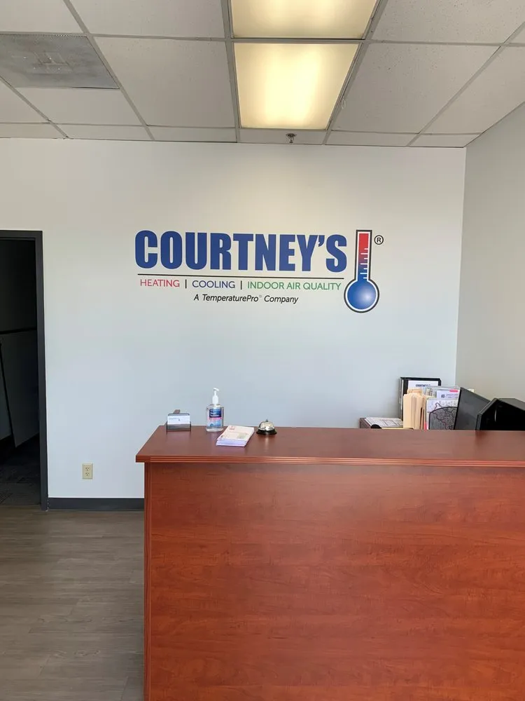 Slide of Courtney's Heating and Cooling