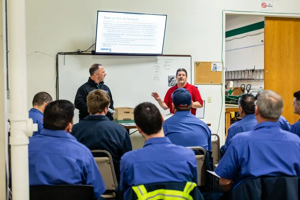 Slide of Courtney's Heating and Cooling