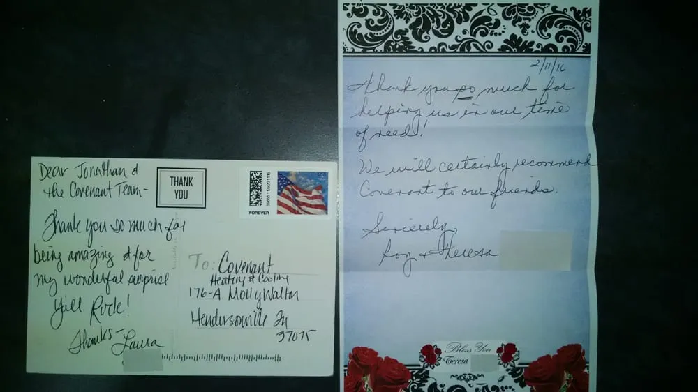 Slide of Covenant Heating & Cooling