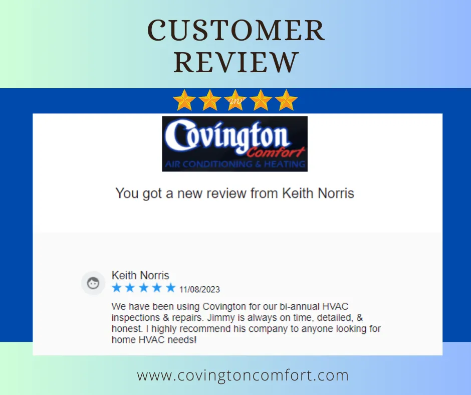 Slide of Covington Comfort Air Conditioning & Heating