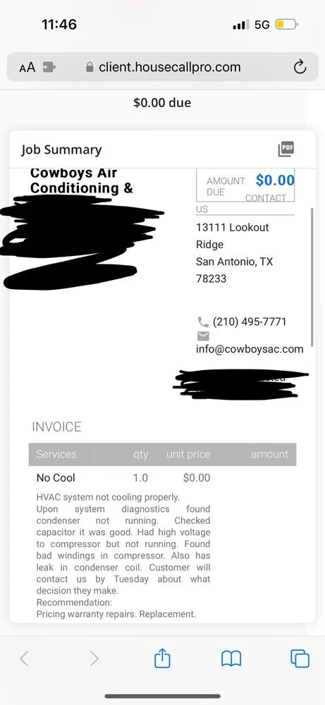 Slide of Cowboy's Air Conditioning & Heating