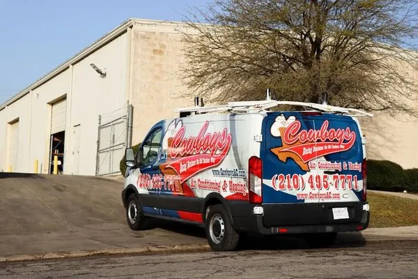 Cowboy's Air Conditioning & Heating Logo