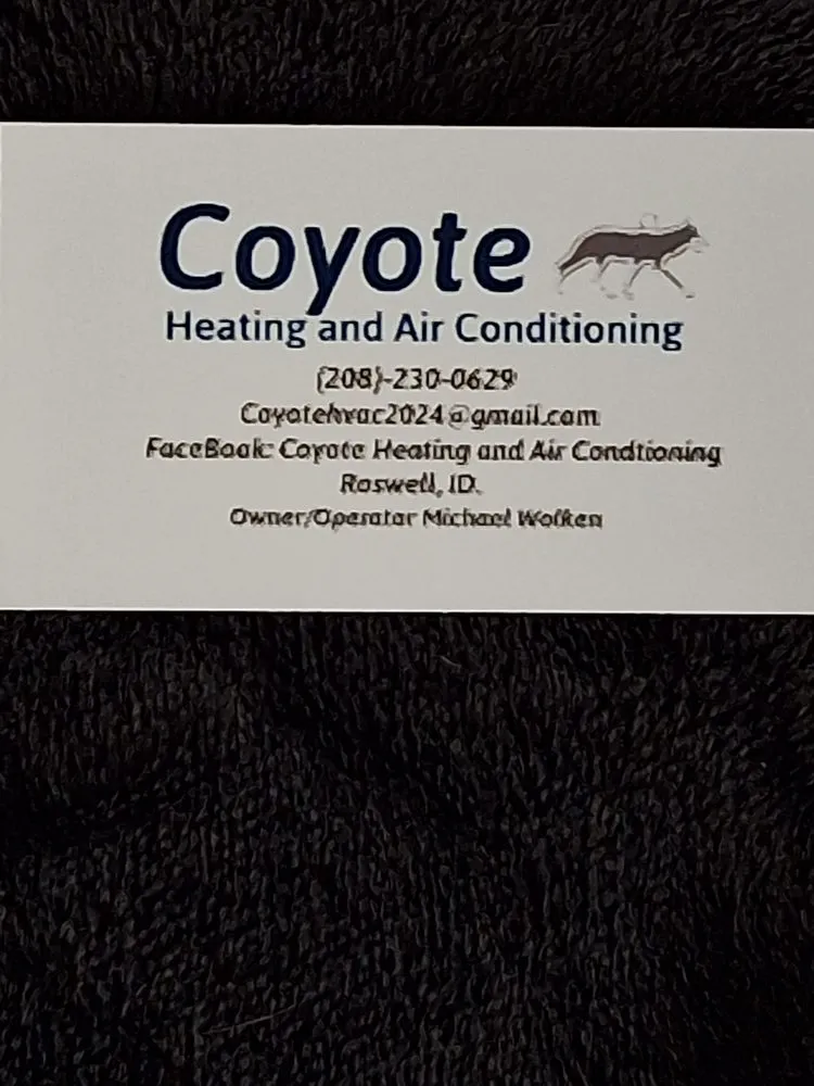 Slide of Coyote Heating and Air Conditioning