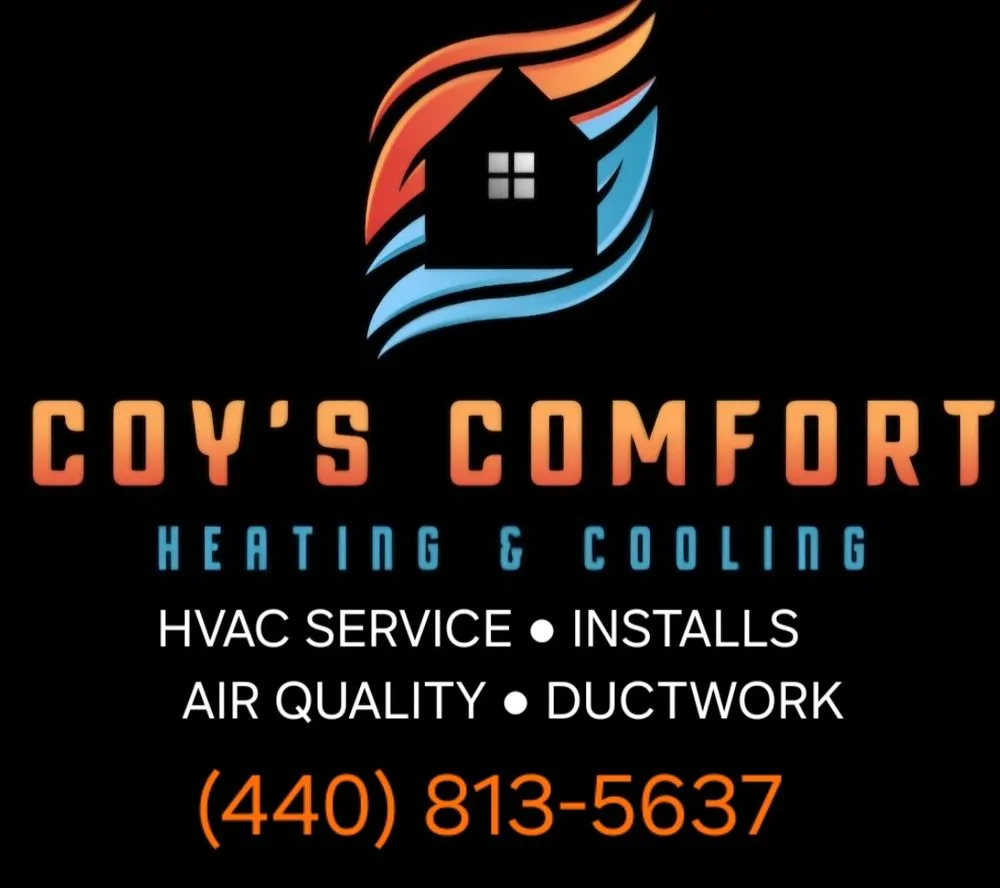 Slide of Coy's Comfort Heating and cooling