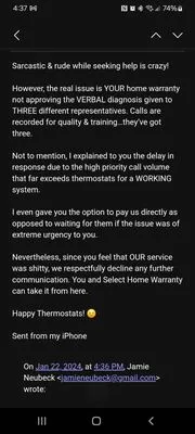 Cozy Comfort Heating & Cooling Logo