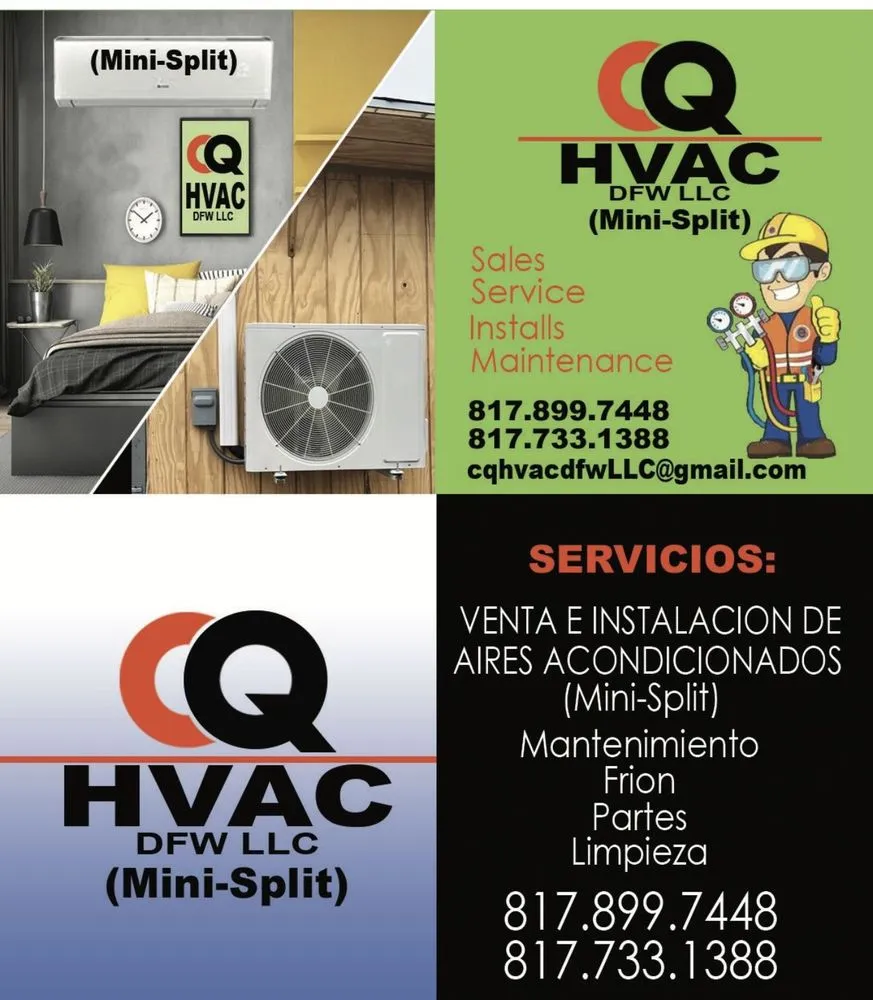 Slide of CQ HVAC DFW